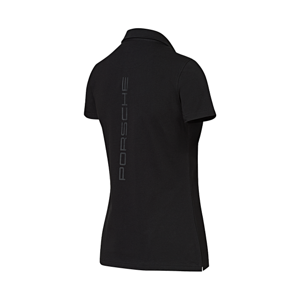Porsche Ladies Polo Shirt (Black)- Motorsport Collection