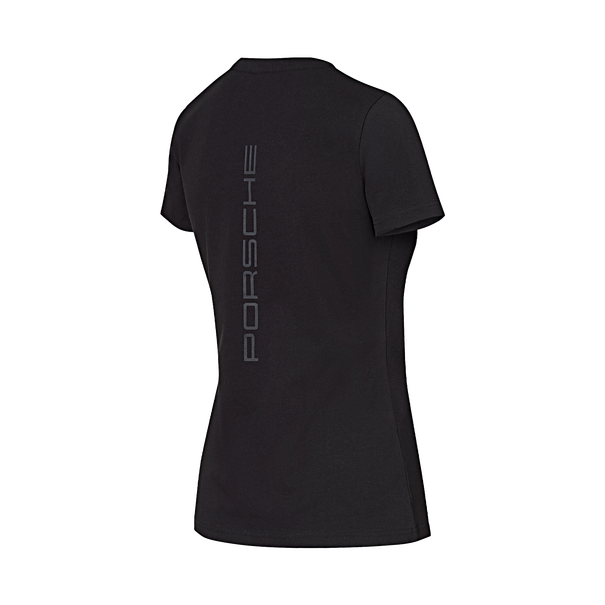 Porsche Ladies T-Shirt (Black)- Motorsport Collection