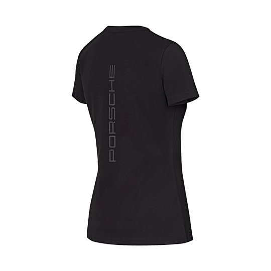 Porsche Ladies T-Shirt (Black)- Motorsport Collection