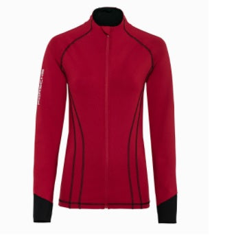 Porsche Women's Red Lightweight Fitness Jacket - Sport