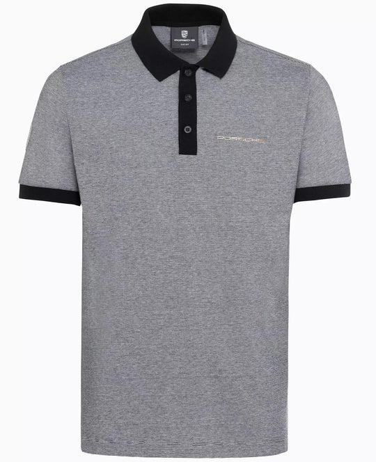 Porsche Men's Polo Shirt (Grey) - Heritage