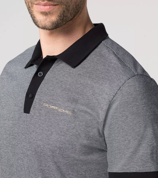 Porsche Men's Polo Shirt (Grey) - Heritage