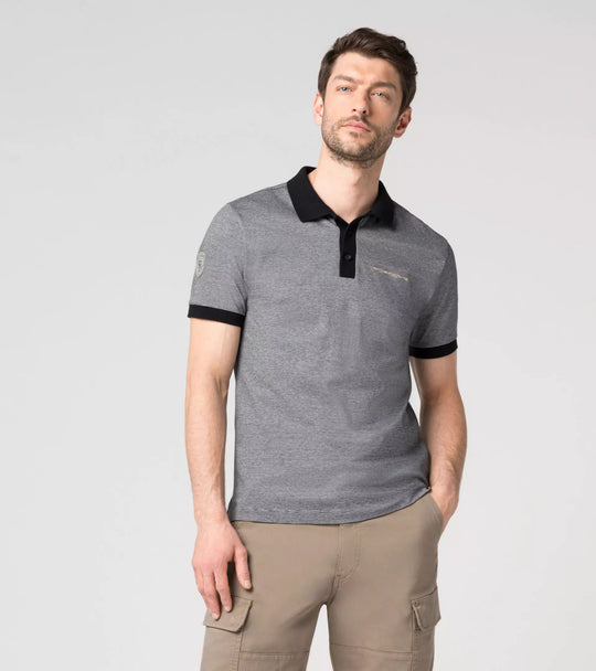 Porsche Men's Polo Shirt (Grey) - Heritage