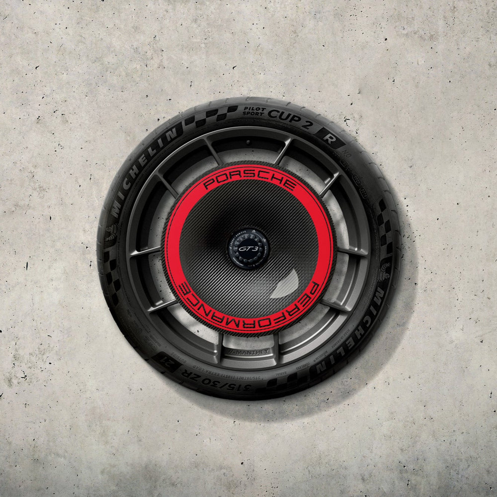 Porsche x Manthey GT3 (992) Decorative Foiling for Carbon Aerodisc