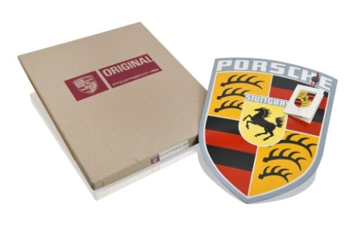 Porsche Classic Crest Enamel Sign