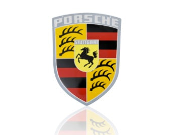 Porsche Classic Crest Enamel Sign