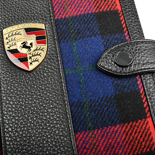 Porsche Classic Document Folder - Tartan Red
