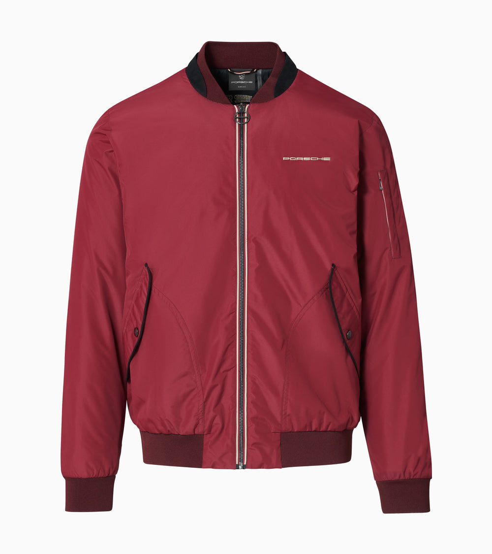 Porsche Men's Jacket, Burgundy - Heritage