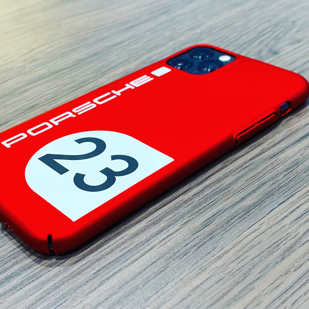 Porsche  iPhone Snap On Case - Red #23