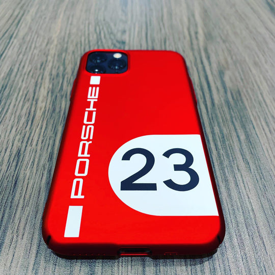 Porsche  iPhone Snap On Case - Red #23
