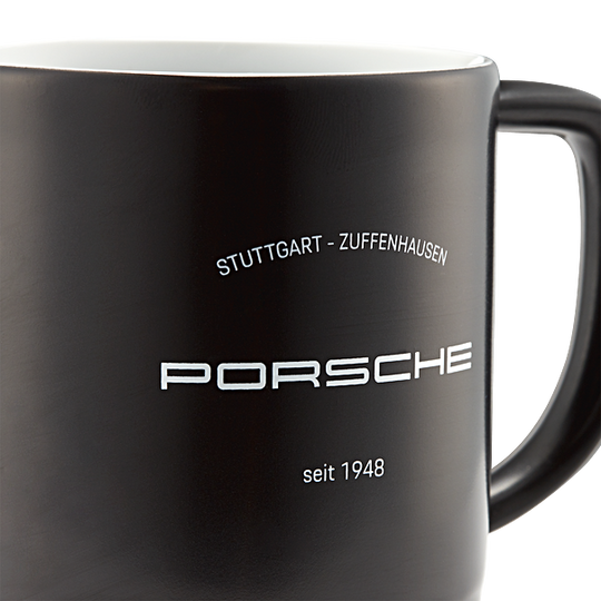 Porsche Black Classic Mug - Large
