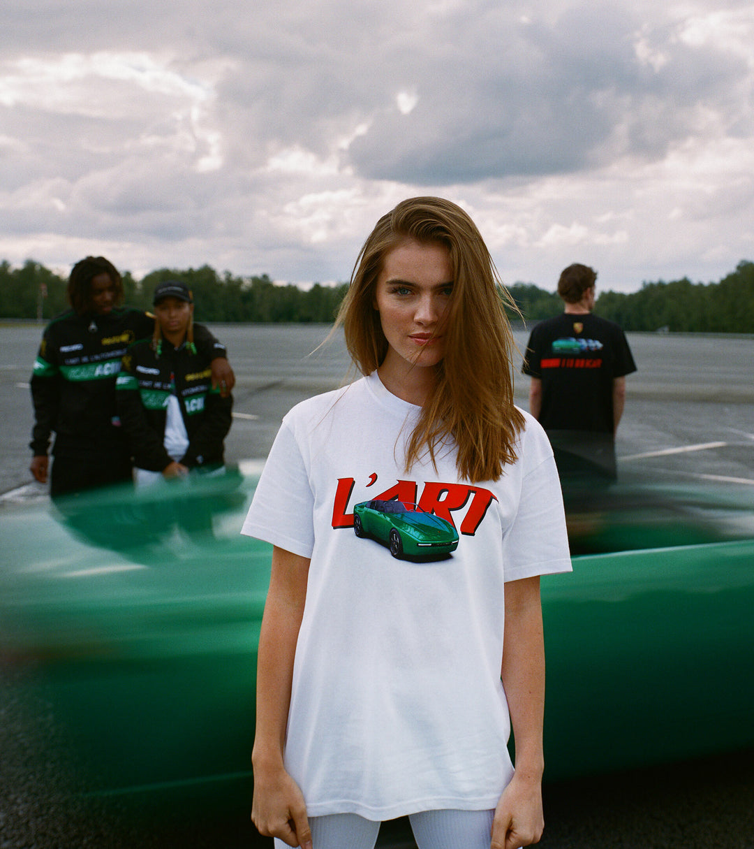 Porsche Unisex T-Shirt - 968 L'ART X Porsche