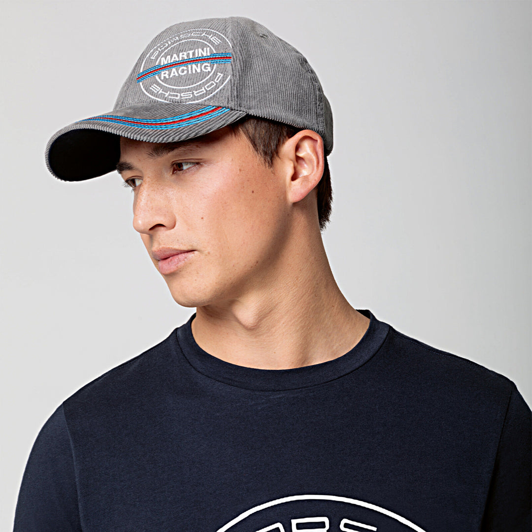 Porsche Grey Baseball Hat - Martini Racing