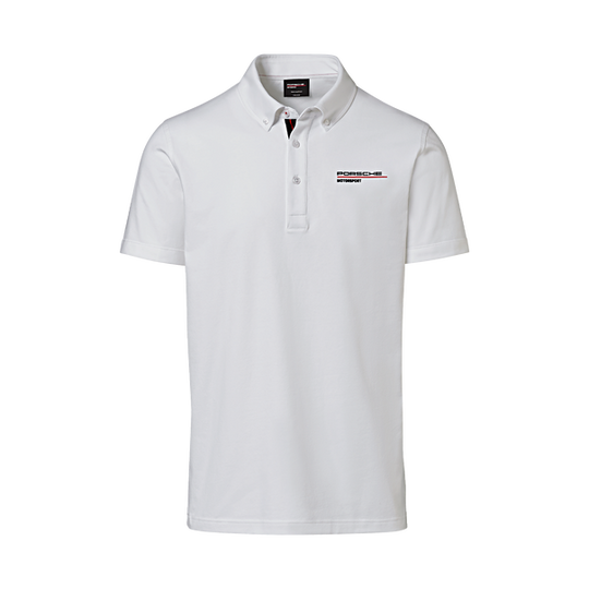 Porsche Men's Polo Shirt (White ) - Motorsport Fanwear