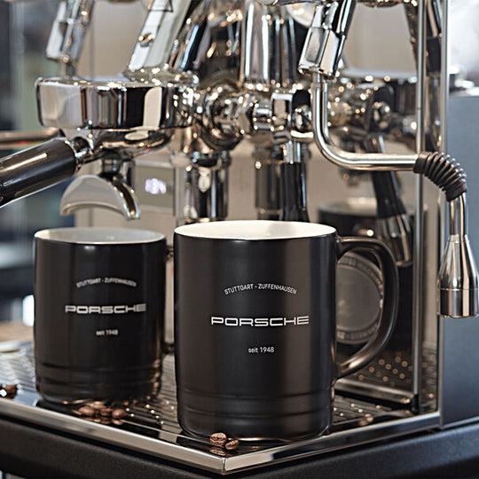 Porsche Black Classic Mug - Large