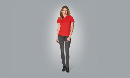 Porsche Women's Polo Shirt, Red (NEW 2017)
