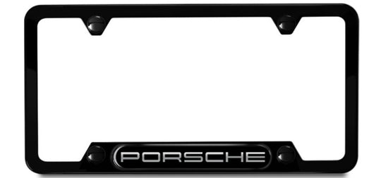 Porsche Stainless Steel License Plate Frame- PORSCHE