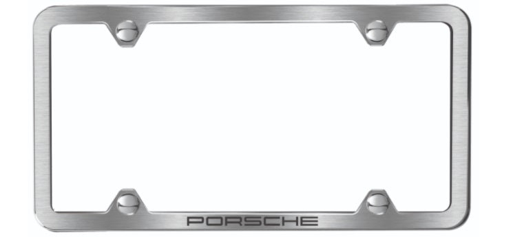 Porsche Slimline License Plate Frames
