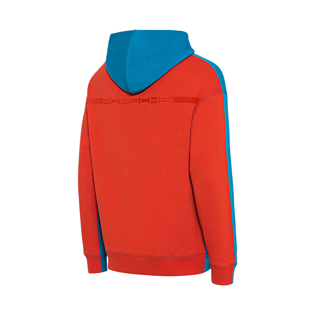 Porsche Men's Hoodie, Blue & Orange - RS 2.7