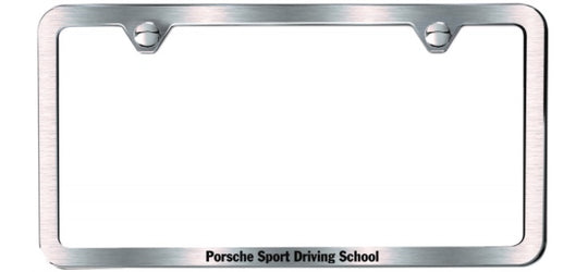 Porsche Porsche Sport Driving School License Plate Frame - Brush