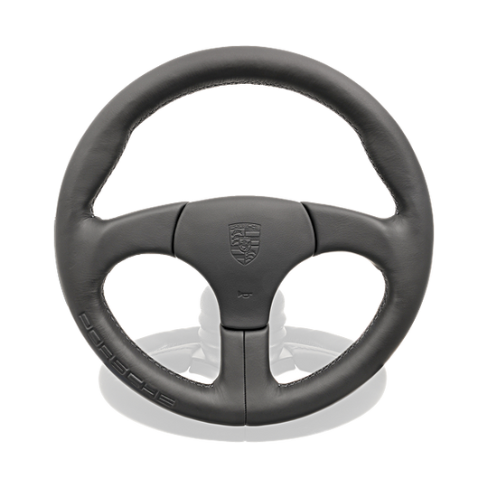 Porsche Sports Steering Wheel W/ Out Airbag Black- 911 and 959