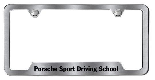 Porsche Porsche Sport Driving School License Plate Frame - Brush