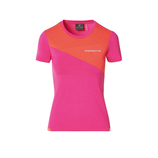 Porsche Women's T-Shirt (Pink/Coral) - Sport