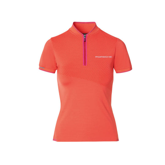 Porsche Women's Polo Shirt (Coral) - Sport